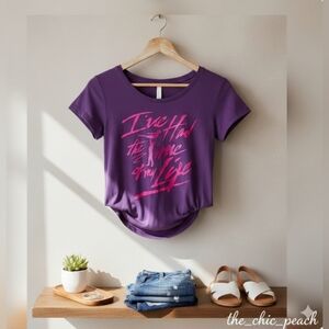 🛍️2/20🛍️Dirt Dancing “I’ve Had the Time of My Life” Graphic Top-Size L 💜 🕺💃